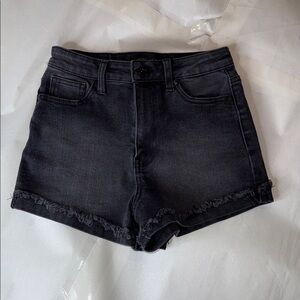 Kendall & Kylie Charcoal Denim Shorts